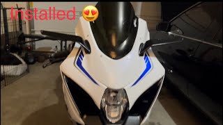 Install Rizoma Stealth Mirrors GSXR1000 [upl. by Herald]