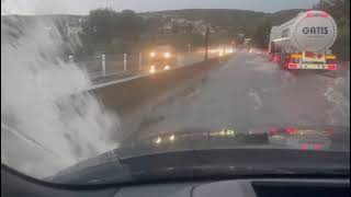 De fortes pluie ce matin à Marseille LA55 est gorgée deau [upl. by Utta387]