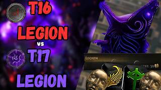 Poe 325  Legion in T17 vs Legion in T16 Spoilers Both Great  1 Divine Profit per map in both [upl. by Kokoruda557]