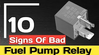 BAD FUEL PUMP RELAY SYMPTOMS [upl. by Aracaj243]