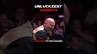 Top 6 UNLUCKIEST Shots in Snooker History Part 1 shorts snooker snookermoments [upl. by Cosme627]