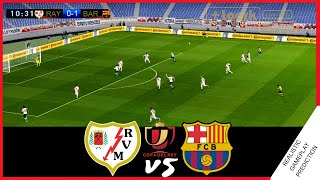 RAYO VALLECANO vs BARCELONA  HIGHLIGHTS  RESUMEN 2021  Simulación amp Predicción [upl. by Arber640]