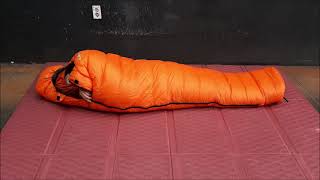 base warmest 500 backpacking sleeping bag  베이스침낭 웜이스트 500 백패킹 3계절 침낭  우모복 레이어링 [upl. by Geminius]