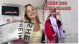 200 SHEIN SUMMER HAUL [upl. by Yenetruoc]