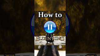 you can PAUSE Elden Ring this Way ⏸️ eldenring [upl. by Jolee]