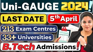 💥Uni Gauge vs COMEDK 2024🤩UniGAUGE Engineering Entrance Exam 2024⏰ UniGAUGE2024 BTech2024 COMEDK [upl. by Sedinoel]