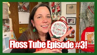 CROSS STITCH UPDATES Flosstube 3 Four FFOs WIP Updates  My Christmas Decor [upl. by Citron]