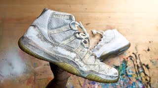 Air Jordan 11 Complete Restoration [upl. by Aciretnahs342]