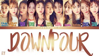 IOI 아이오아이  Downpour 소나기 Lyrics Color Coded HanRomEng [upl. by Anawd277]