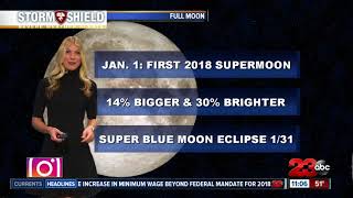 January 1 2018 Supermoon [upl. by Finnie]