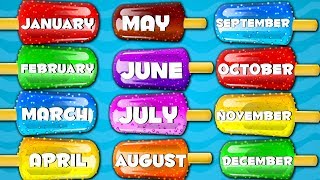 Months Of The Year Songs For Kids And children Preschool Videos For Baby [upl. by Aennaej779]