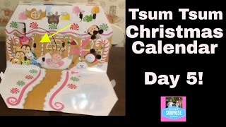 4 Year Old Cries About Tsum Tsum Christmas Calendar Day 5 Toy [upl. by Norrehc]