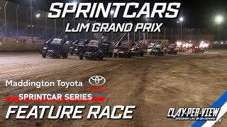 Sprintcars  LJM Grand Prix  Bunbury  3rd Feb 2024  ClayPerView [upl. by Notlok353]