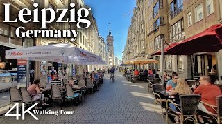 Leipzig Germany Summer Walking Tour 2023  4K UHD [upl. by Geis]