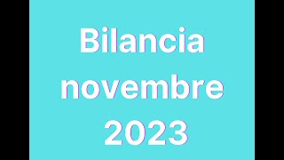 Bilancia novembre 23 [upl. by Oneal]