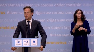 9 juli 2021 Inleidend statement premier Rutte en minister De Jonge [upl. by Antonietta]