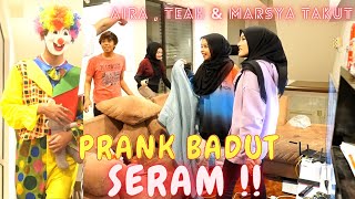 TEAH MENJERIT T4KUT   PRANK BADUT SERAM [upl. by Ylicec880]