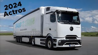 AllNew 2024 MERCEDES eACTROS 600 officially revealed Best truck in the world [upl. by Ahselyt]