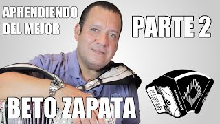 Clases de Acordeón con Beto Zapata Parte 2 ◀♬ ACCORDION BLOG ♬▶ [upl. by Hatokad]