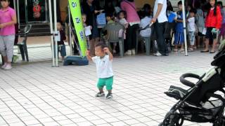 Korean baby dancing to quotOppa Gangnam Stylequot [upl. by Airalednac]