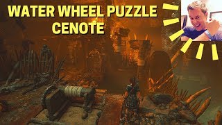 Shadow of the Tomb Raider Cenote Water Wheel Puzzle Invasive Species [upl. by Baruch741]