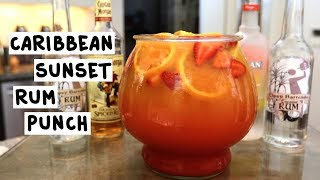 Caribbean Sunset Rum Punch [upl. by Ahcsap233]