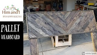 DIY Pallet Headboard [upl. by Edgardo]