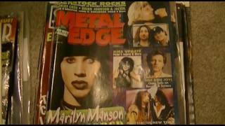 Rare 18  Marilyn Manson 90s Magazine covers [upl. by Nyroc448]