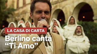 Berlino de La Casa di Carta canta quotTi Amoquot  Il Karaoke de Papel  Netflix Italia [upl. by Attalanta]