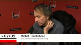 Michel Houellebecq  quotMon livre est une satirequot [upl. by Fuld317]