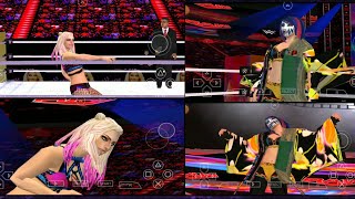 Asuka Vs Alexa bliss wweraw wwe2k24 asuka wwe2k24 alexablissppsspp [upl. by Josey]