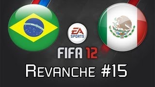 Brasil x México  A Revanche Rematch  FIFA 12 [upl. by Nosle]