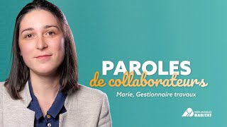 Paroles de collaborateurs Groupe IMA  Marie gestionnaire travaux [upl. by Nonah]