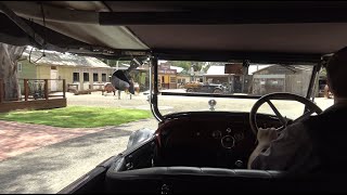 Ride in a historical car [upl. by Enneite]