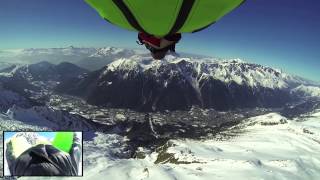 This is Wingsuit Chamonix  Aiguille du Midi 3842m [upl. by Swetiana]