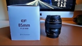 Canon EF 85mm f18 USM  Revisión en profundidad [upl. by Arivle]