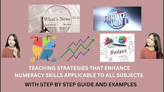 NEW TEACHING STRATEGIES FOR NUMERACY SKILLS APPLICABLE TO ALL SUBJECTS WITH GUIDE AND EXAMPLES [upl. by Tat247]