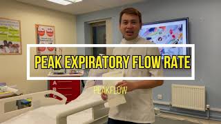 Peakflow Demonstration Peak Expiratory Flow Rate [upl. by Brittaney]