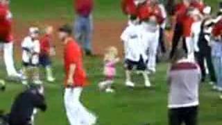 Papelbon Dancing  Irish Jig for 2007 ALCS Championship [upl. by Morissa]