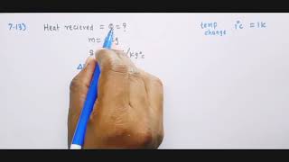 ch 7 Thermal properties of matter 12 class 11 Maharashtra board specific heat capacity [upl. by Aratnahs710]