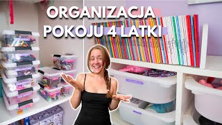 OGROMNA ORGANIZACJA I ODGRUZOWANIE POKOJU 4 LATKI 👧🏼🧹🧽 [upl. by Lasky]