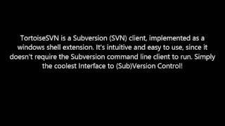 Download TortoiseSVN Here Windows Shell Extension [upl. by Aenitsirhc]