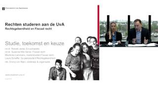 Webinar  Rechten studeren aan de UvA [upl. by Enytsuj]