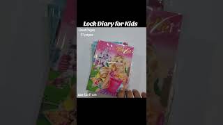 Lock Diary for kids Bello Craft [upl. by Dermott]