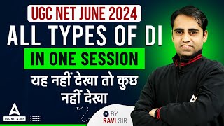 Data Interpretation For UGC NET 2024  All Types of DI In One Session By Ravi Sir [upl. by Kimber]