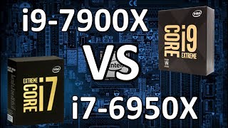 i97900x vs i76950x  Comparison Benchmarks FPS Tests [upl. by Derzon]