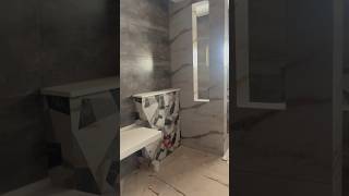 Modern style bathroom work in process foryou karachiinteriors interiordesign home [upl. by Sergei]