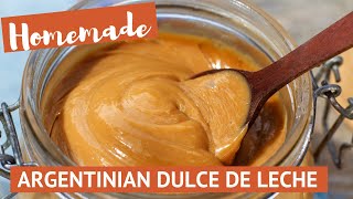 Homemade Dulce de Leche Recipe Argentina Style [upl. by Bergquist114]