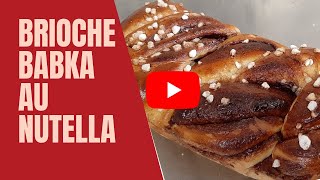 BABKA AU NUTELLA babka recettefacile brioche bakery monkeybread [upl. by Lleunamme]