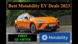 Best Motability EV Deals 2023 1st Quarter [upl. by Damal]